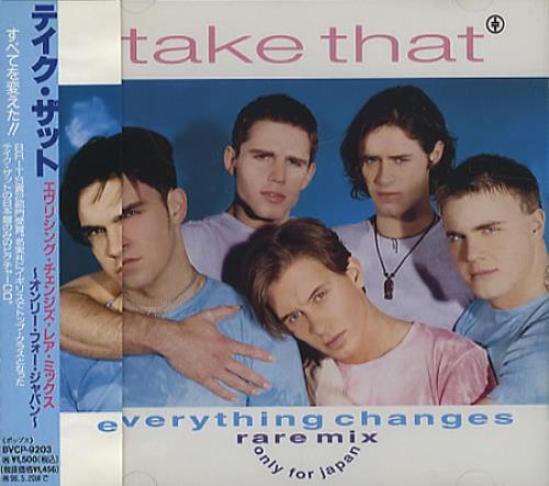 Take That Everything Changes Japanese CD single (CD5 / 5
